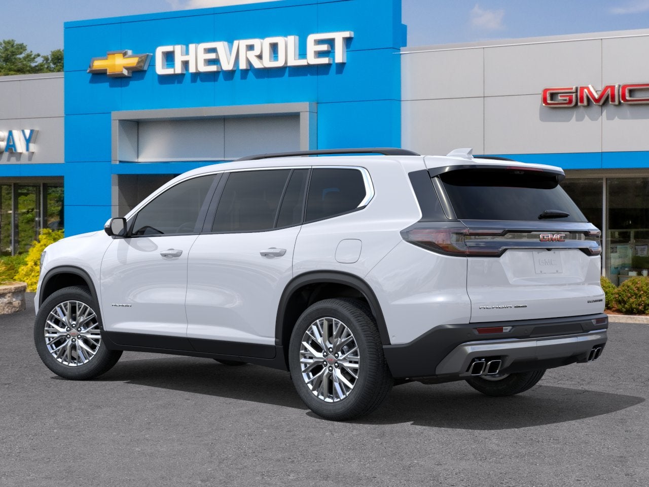 2026 GMC Acadia — rear three-quarter view