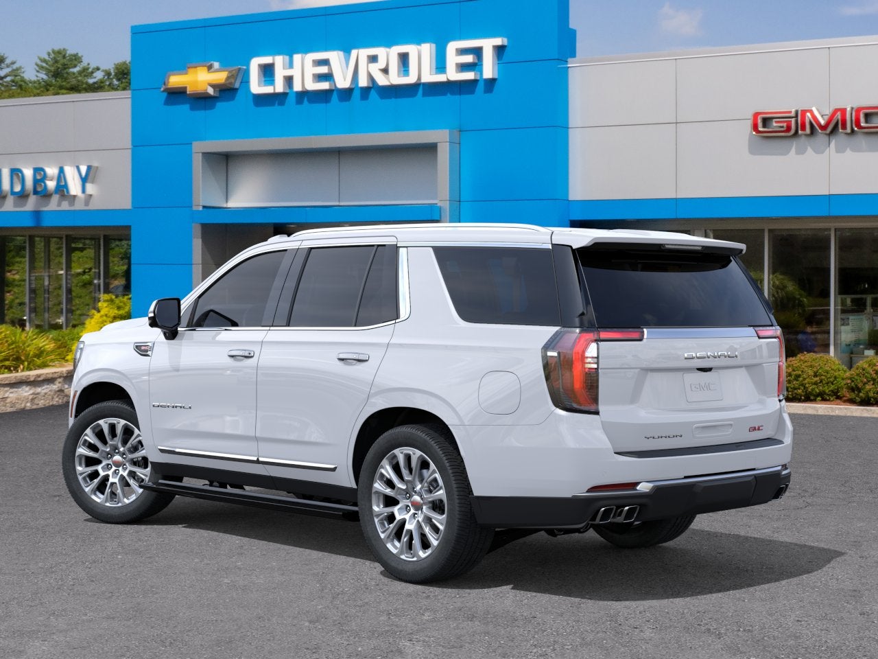 2026 GMC Yukon — rear three-quarter view
