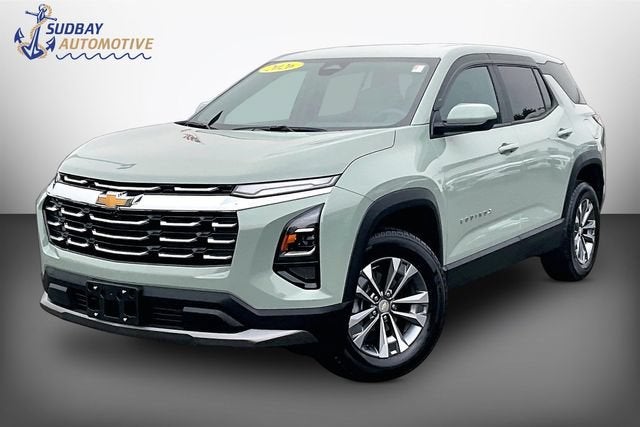 2026 Chevrolet Equinox LT in Cacti Green — front three-quarter view