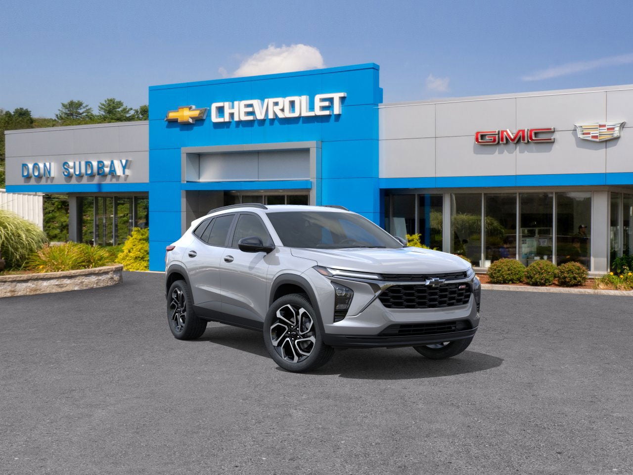 2026 Chevrolet Trax 2RS in Sterling Gray Metallic — front three-quarter view
