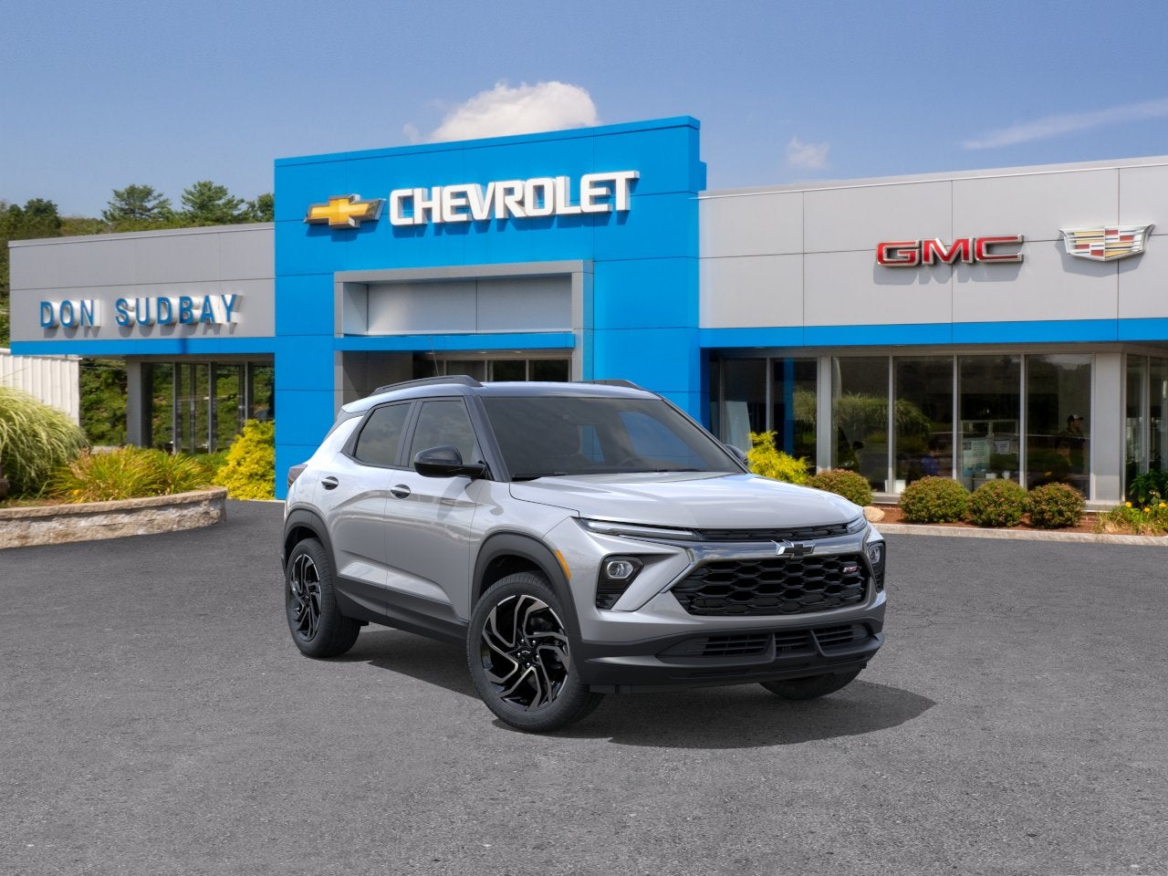 2026 Chevrolet Trailblazer RS in Sterling Gray Metallic — front three-quarter view