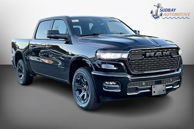 2026 RAM 1500 Big Horn/Lone Star in Diamond Black Crystal Pearlcoat — front three-quarter view